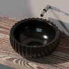 Керамічна раковина 50 см Flaminia Settecento, black (SE50A) На стільницю, На тумбу 