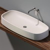 Керамическая раковина 110 см Flaminia Step 110, milky white (SE412) На столешницу, На тумбу Овальные
