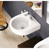Керамічна раковина 50 см Flaminia Pass 50, white( PS50L) На тумбу, Підвісні 