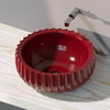 Керамічна раковина 50 см Flaminia Settecento, rosso rubens (SE50A) На стільницю, На тумбу 