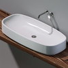 Керамічна раковина 110 см Flaminia Step 110, white (SE412) На стільницю, На тумбу 