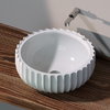 Керамическая раковина 50 см Flaminia Settecento, white (SE50A) На столешницу, На тумбу Круглые