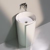 Підлогова керамічна раковина 44 см Flaminia Roll Monoroll, white (MR44P) Підлогові 
