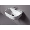 Керамическая раковина 64 см Flaminia Mono 64, white (MN64L) На столешницу, Подвесные Прямоугольные