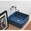 Керамическая раковина 40 см Flaminia Miniwash 40, antracite (MWL40) На столешницу, На тумбу Квадратные