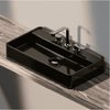 Керамическая раковина 75 см Flaminia Miniwash 75, black (MW75PR) На столешницу, На тумбу Прямоугольные