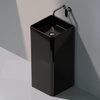 Напольная керамическая раковина Flaminia Monowash 40, black (MW40C) Напольные Квадратные