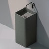 Напольная керамическая раковина Flaminia Monowash 40, lava grey (MW40P) Напольные Квадратные