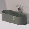 Ванна зі штучного каменю окремостояча Flaminia Oval 170х70 см, lava grey (OV170) Flaminia Овальні