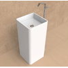 Напольная керамическая раковина Flaminia Monowash 40, white (MW40C) Напольные Квадратные