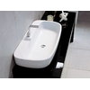 Керамическая раковина 100 см Flaminia Mono 100, white (MN100L) На столешницу, Подвесные Прямоугольные