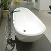 Ванна зі штучного каменю окремостояча Flaminia IO 165Х70 см, white( IO70SM) Flaminia Овальні