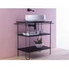 Консоль металлическая 75 см Flaminia Filo 75, black (FI75SV) Flaminia Консоль