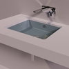 Керамическая раковина 48 cм Simas Agile, matte cemento (S 59) Встраиваемые снизу Прямоугольные