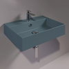 Керамічна раковина 61 см Simas Agile, matte navy (AG 61) На стільницю, На тумбу, Підвісні 
