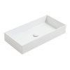 Керамічна раковина 80 см Simas Agile, glossy white (AG 80) На стільницю, На тумбу 
