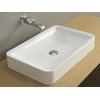 Керамическая раковина 62 см Flaminia Nile 62, white (NL62A) На столешницу, На тумбу Прямоугольные