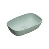 Керамическая раковина 60 см Catalano Green Lux, verde satinato (160APGRLXVS) На столешницу, На тумбу Овальные, Прямоугольные