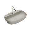 Керамическая раковина 60 см Catalano Green Lux, cemento satinato (160GRLXNCS) На столешницу, На тумбу, Полувстраиваемые Прямоугольные