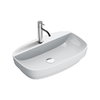 Керамическая раковина 65 см Catalano Green Lux, bianco lucido (165GRLXN00) На столешницу, На тумбу, Полувстраиваемые Прямоугольные