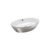 Керамическая раковина 60 см Catalano Gold&Silver, silver/white (160VLNBA) На столешницу, На тумбу Овальные