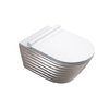 Подвесной безободковый унитаз Catalano Gold&Silver NewFlush, silver/white (1VS55RZEBA) Подвесные 