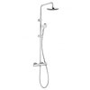 Термостатична душова стійка Kludi Logo DUAL SHOWER SYSTEM (680940500) Душові стійки Хром