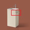 Полотенцедержатель для раковины Antonio Lupi Fold, бежевый (FOLDVE Tortora) Полотенцедержатели Antonio Lupi