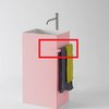 Полотенцедержатель для раковини Antonio Lupi Fold, рожевий (FOLDVE Cipria) Полотенцедержателі Antonio Lupi