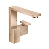Смеситель для раковины Axor Edge diamond cut, Polished Red Gold (46021300) Для раковины Красное золото