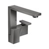Смеситель для раковины Axor Edge diamond cut, Polished Black Chrome (46021330) Для раковины Черный глянцевый 