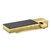 Термостатический смеситель на 3 потребителя Axor Edge diamond cut, Polished Gold Optic (46141990) Для ванны, Для душа Золото