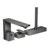 Смеситель для ванны Axor Edge, Polished Black Chrome (46430330) Для ванны Черный глянцевый 