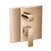 Смеситель скрытого монтажа Axor Edge, Polished Red Gold (46450300) Для ванны, Для душа Красное золото