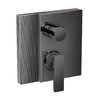 Змішувач прихованого монтажу Axor Edge diamond cut, Polished Black Chrome (46451330) Для ванни, Для душа Чорний глянсовий 