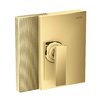 Смеситель скрытого монтажа Axor Edge diamond cut, Polished Gold Optic (46651990) Для ванны, Для душа Золото