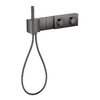Термостатический смеситель для душа на 2 потребителя Axor Edge, Polished Black Chrome (46700330) Для душа Черный глянцевый 