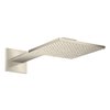 Верхний душ Axor MyEdition 250х250 мм 2-х функциональный, Brushed Nickel (35310820) Верхние души Никель