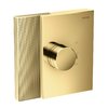 Термостатический смеситель Axor Edge diamond cut, Polished Gold Optic (46741990) Для ванны, Для душа Золото