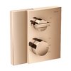 Термостатический смеситель Axor Edge, Polished Red Gold (46750300) Для ванны, Для душа Красное золото