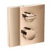 Термостатический смеситель на 2 потребителя Axor Edge, Polished Red Gold (46760300) Для ванны, Для душа Красное золото