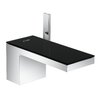 Змішувач для раковини Axor MyEdition, Chrome / Black Glass (47010600) Для раковини Хром