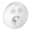 Термостатичний змішувач Hansgrohe ShowerSelect S Matt White (15743700) Для ванни, Для душа Білий, Білий матовий