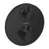 Термостатический смеситель Hansgrohe Ecostat S Matt Black (15758670) Для ванны, Для душа Черный, Черный матовый