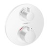 Термостатический смеситель Hansgrohe Ecostat S Matt White (15758700) Для ванны, Для душа Белый, Белый матовый