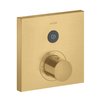 Термостатический смеситель Axor MyEdition, Brushed Gold Optic (36714250) Для ванны, Для душа Золото