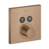 Термостатический смеситель на 2 потребителя Axor MyEdition, Brushed Red Gold (36715310) Для ванны, Для душа Красное золото