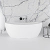 Ванна iStone Marcella, Matte White 180х86 (WD6569) iStone Овальные