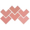Плитка Wow Elle Floor Coral 18.5*18.5 (121195) Для кухні, Для громадських приміщень, Для житлових приміщень, Для ванної