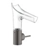 Смеситель для раковины Axor Starck V, Brushed Black Chrome (12112340) Для раковины Черный